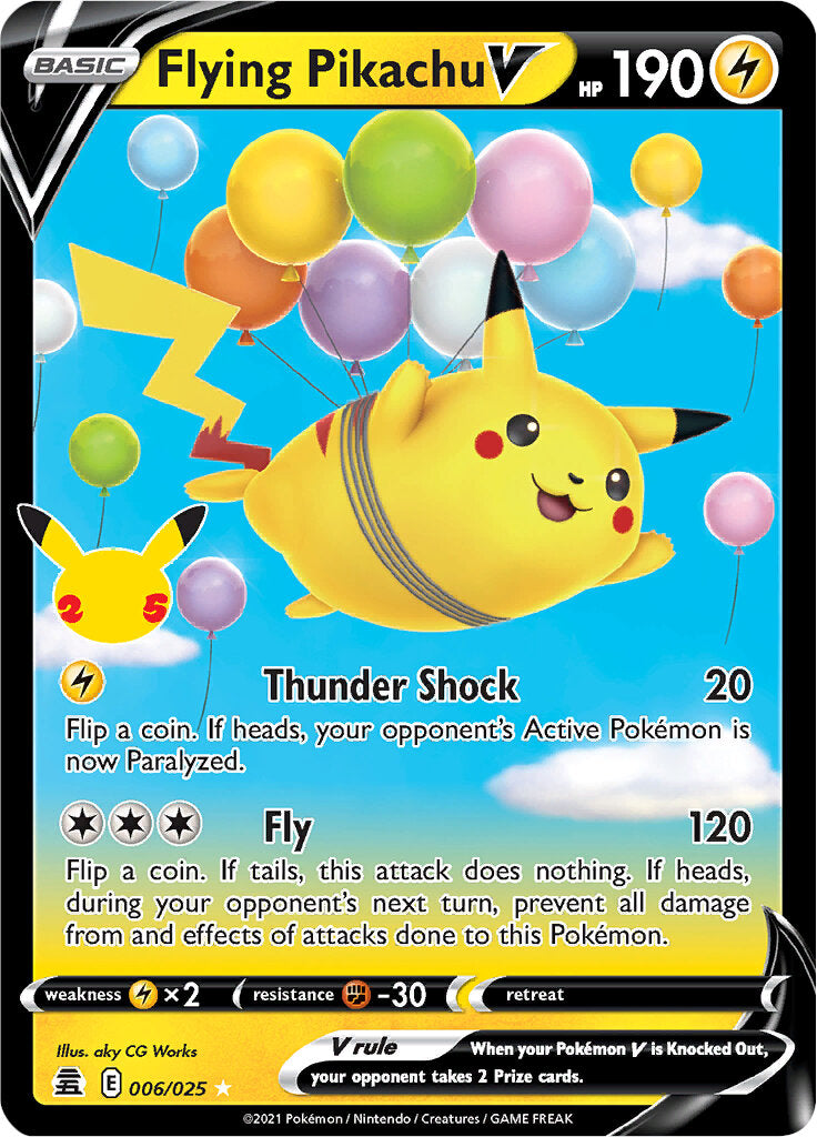 pokemon 25th anniversary cards pikachu Pikachu Full Art 005/025 Celebrations Pokemon TCG Card 25th Anniversary