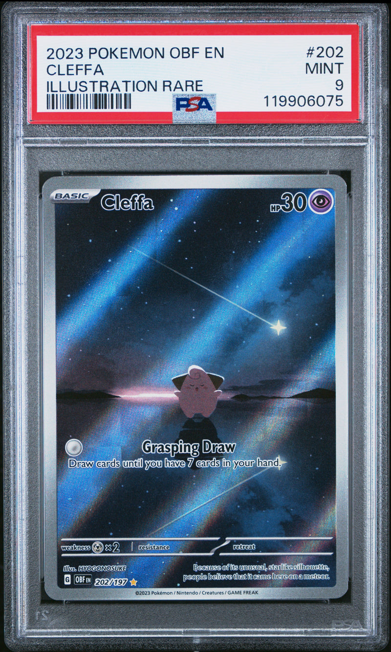 PSA MINT 9 Cleffa(202/197) [Obf En-Obsidian Flames] - 119906075