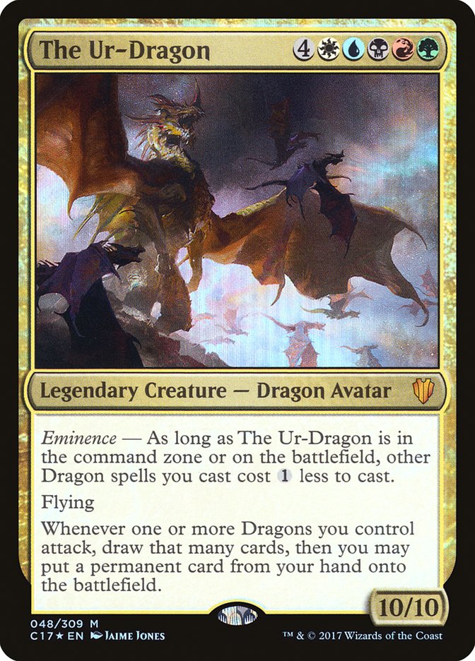mtg the ur dragon commander deck Ur-Dragon the Drifting Death The Ur-Dragon Dragon Tribal Five-Color