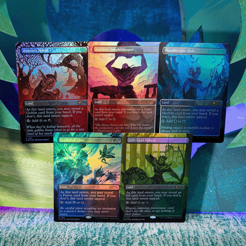 Magic the Gathering: Secret Lair: Lorwyn Lightboxes: Rainbow Foil