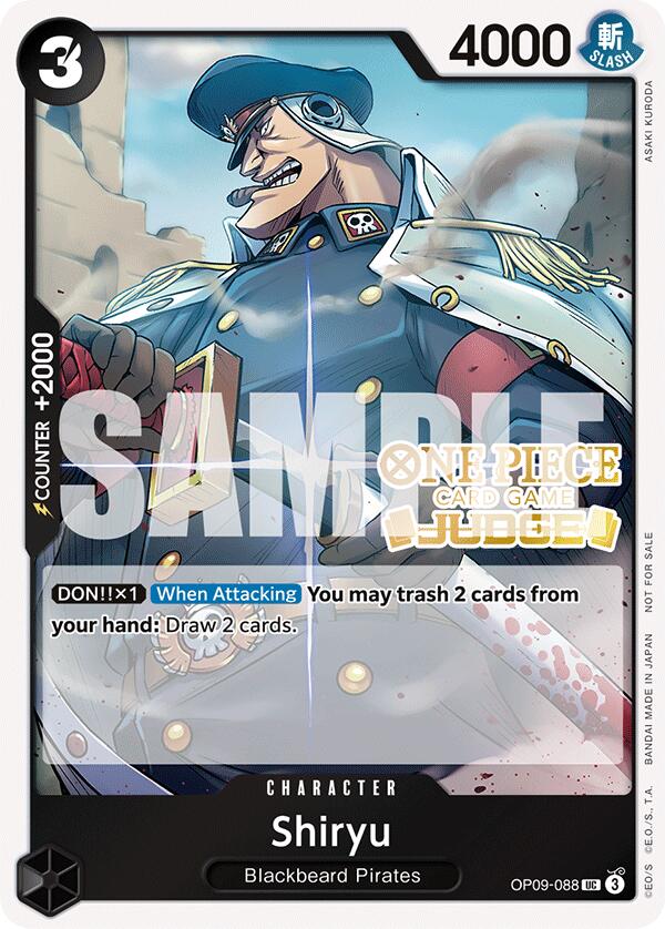 one piece card game judge pack you may rest this card to make it the new target of the attack.) Color Here is the set list