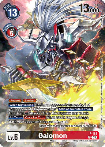 Gaiomon [P-183] (BT-21: Illustration Celebration Pack) [World Convergence]