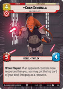 Cham Syndulla - Rallying Ryloth (898) (Hyperspace Foil) (898) [Jump to Lightspeed]