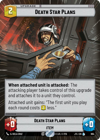 Death Star Plans (994) (Hyperspace Foil) (994) [Jump to Lightspeed]