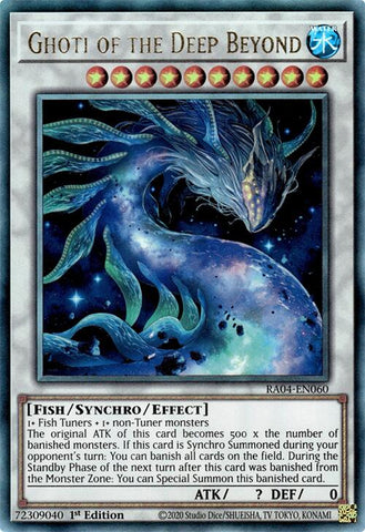 Ghoti of the Deep Beyond [RA04-EN060] Prismatic Ultimate Rare