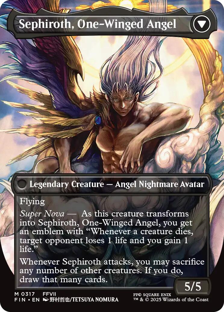 mtg final fantasy sephiroth fabled soldier Sephiroth, Fabled SOLDIER MTG - Magic: The GatheringFINAL FANTASY #527 (English)