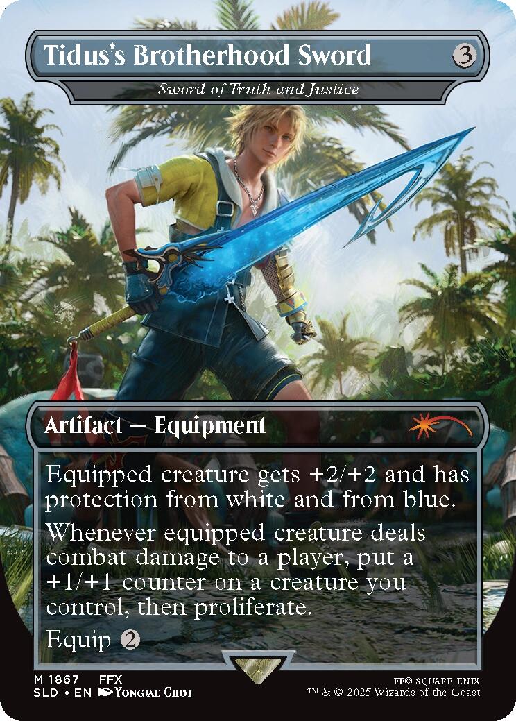 mtg sword cards Sword of Truth and Justice (#1867) (borderless)