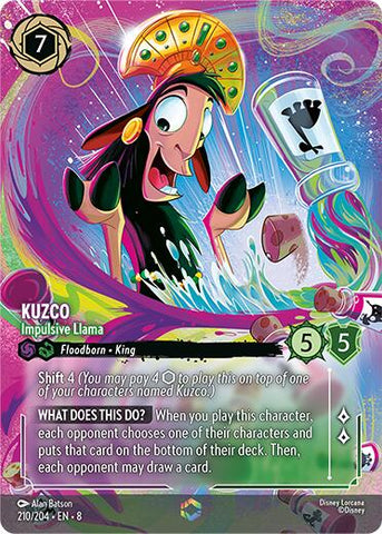 Kuzco - Impulsive Llama (Enchanted) (210/204) [Reign of Jafar]