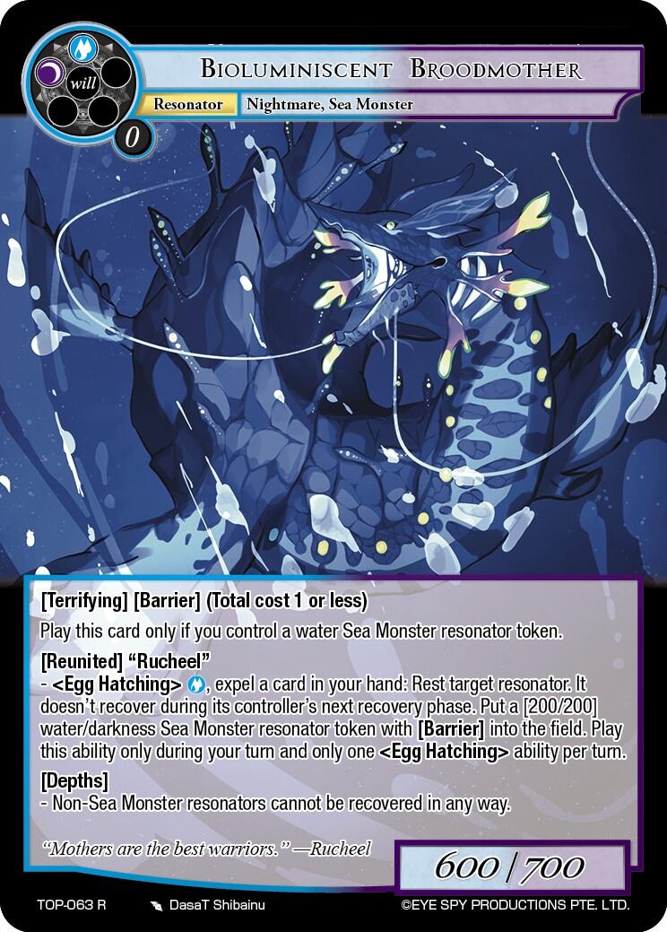 Bioluminiscent Broodmother (TOP-063 R) [Ten Oaths of Protopaterpolis' War]