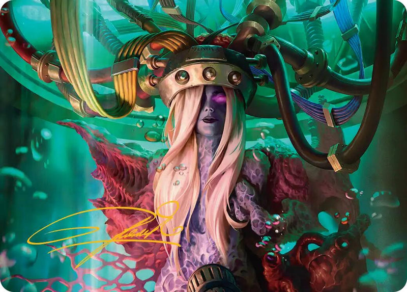 mtg gold signed art cards Jenova, Ancient Calamity Art Card (Gold-Stamped Signature) [FINAL FANT