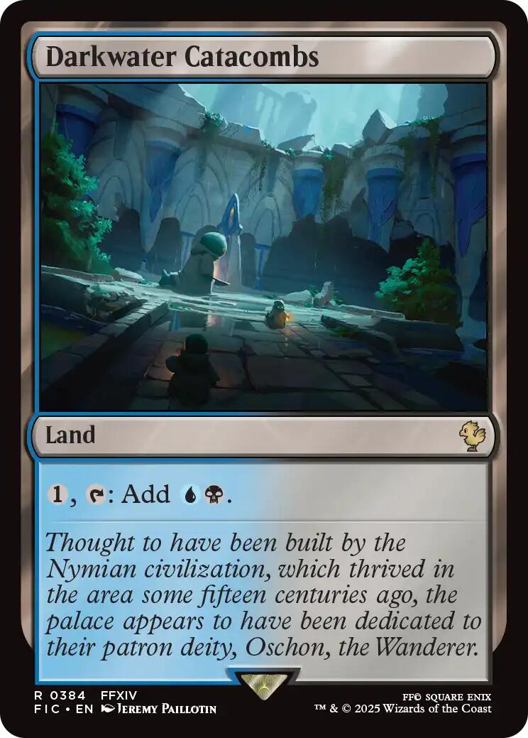 Darkwater Catacombs (Surge Foil) [FINAL FANTASY Commander]