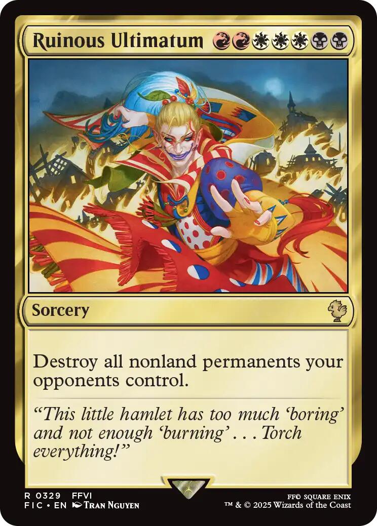 Ruinous Ultimatum (Surge Foil) [FINAL FANTASY Commander]