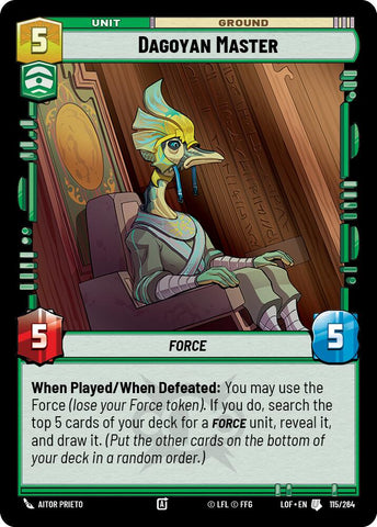 Dagoyan Master (115/264) (115/264) [Legends of the Force]