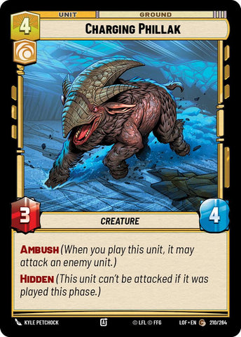 Charging Phillak (210/264) (210/264) [Legends of the Force]