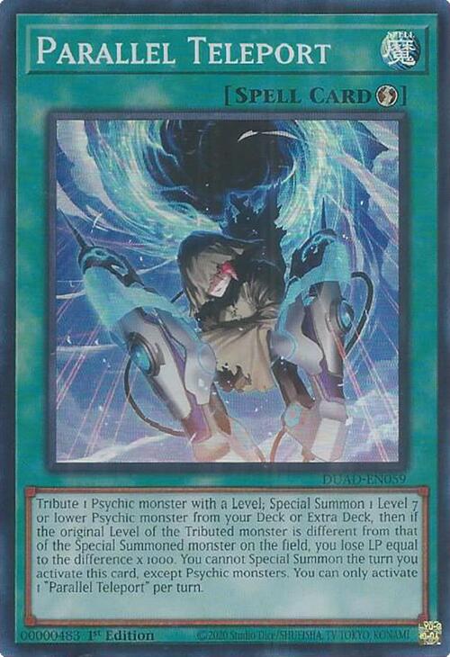 Parallel Teleport [DUAD-EN059] Super Rare