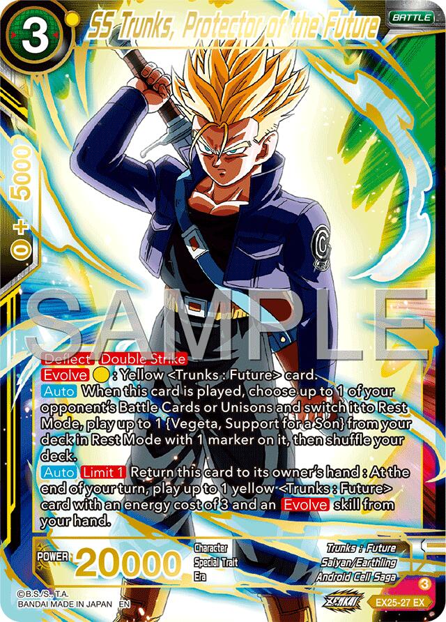 SS Trunks, Protector of the Future (EX25-27) [Premium Anniversary Box