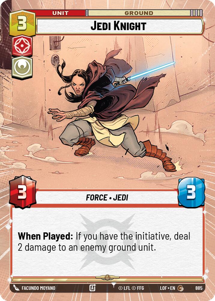 Jedi Knight (885) (Hyperspace Foil) (885) [Legends of the Force]