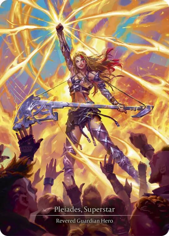 Pleiades, Superstar (Marvel) [SUP009] (Super Slam)  Cold Foil
