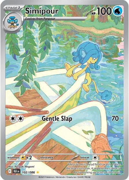 Simipour (102/086) [Scarlet & Violet: Black Bolt]