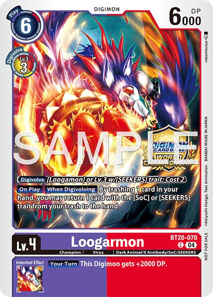 Loogarmon [BT20-070] (Regionals 25-26 Season 2 Champion) [Release Spec