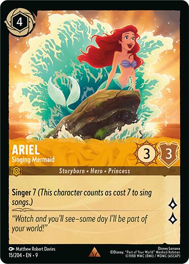 Ariel - Singing Mermaid (15/204) [Fabled]