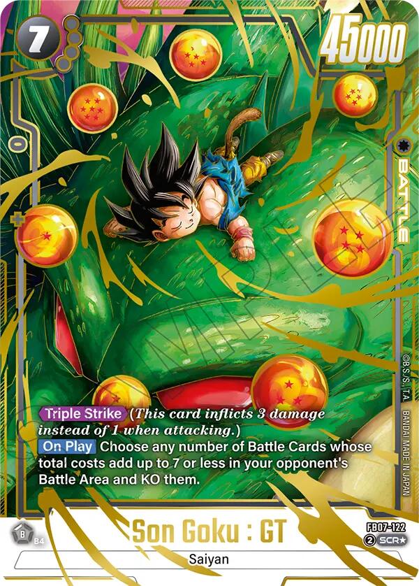 dragon ball super card game art Son Goku : GT (FB07-122) (Alternate Art) [Wish For Shenron]