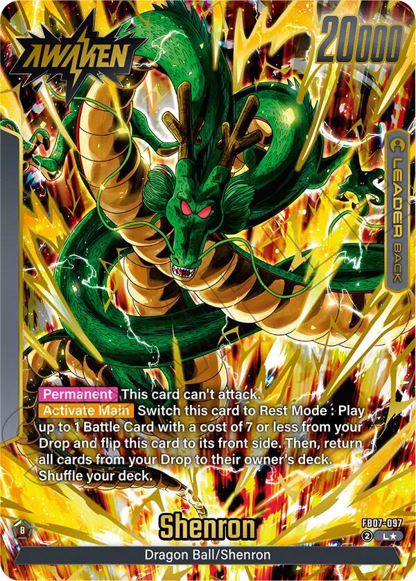 dragon ball super card game shenron - Fusion World - FB07 - Wish for This card can only be played from your hand and cant attack Super Shenron, Wish-Granting Dragon -