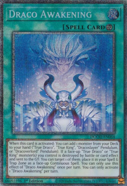 Draco Awakening (Starlight Rare) [DOOD-EN064] Starlight Rare