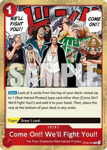 Come On!! We'll Fight You!! (Reprint) [Premium Booster -The Best- Vol. 2]