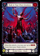 Bask in Your Own Greatness (Red) [FAB387] (Promo)  Rainbow Foil