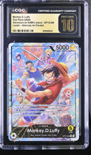 CGC PRISTINE 10 Monkey D. Luffy [Adventure on KAMI's Island] - 6191945014