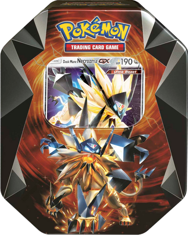 Pokémon TCG: Mysterious Powers Tins: Dusk Mane Necrozma GX