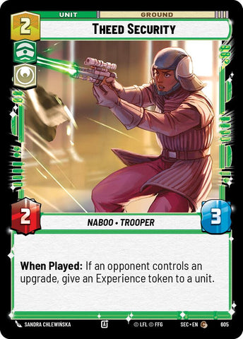 Theed Security (605) (Foil) (605) [Secrets of Power]