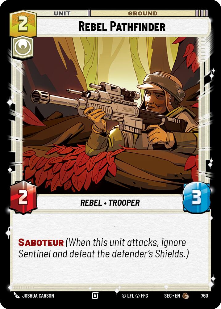 Rebel Pathfinder (760) (Foil) (760) [Secrets of Power]