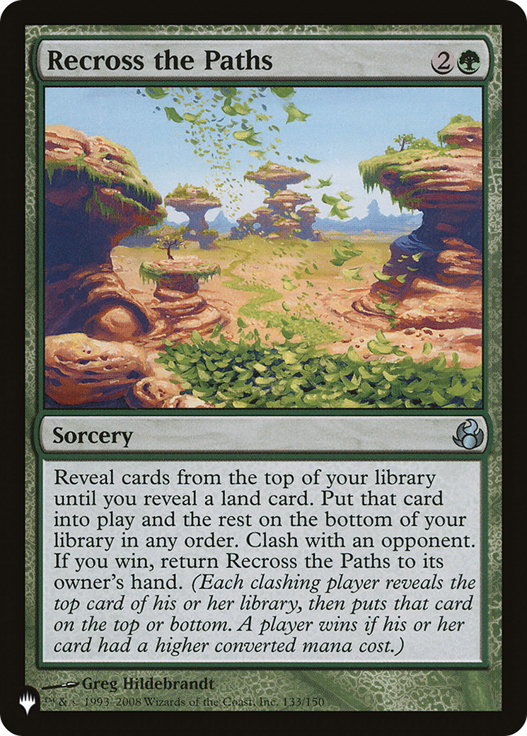 Recross the Paths [The List Reprints]