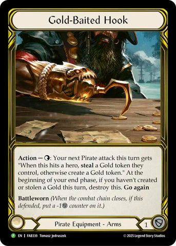 Gold-Baited Hook (Golden) [FAB339] (Promo)  Cold Foil