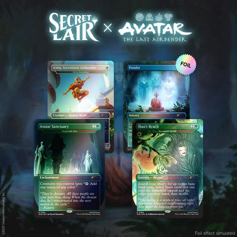 Magic the Gathering: Secret Lair x Avatar The Last Airbender: A Lot to Learn - Rainbow Foil Edition