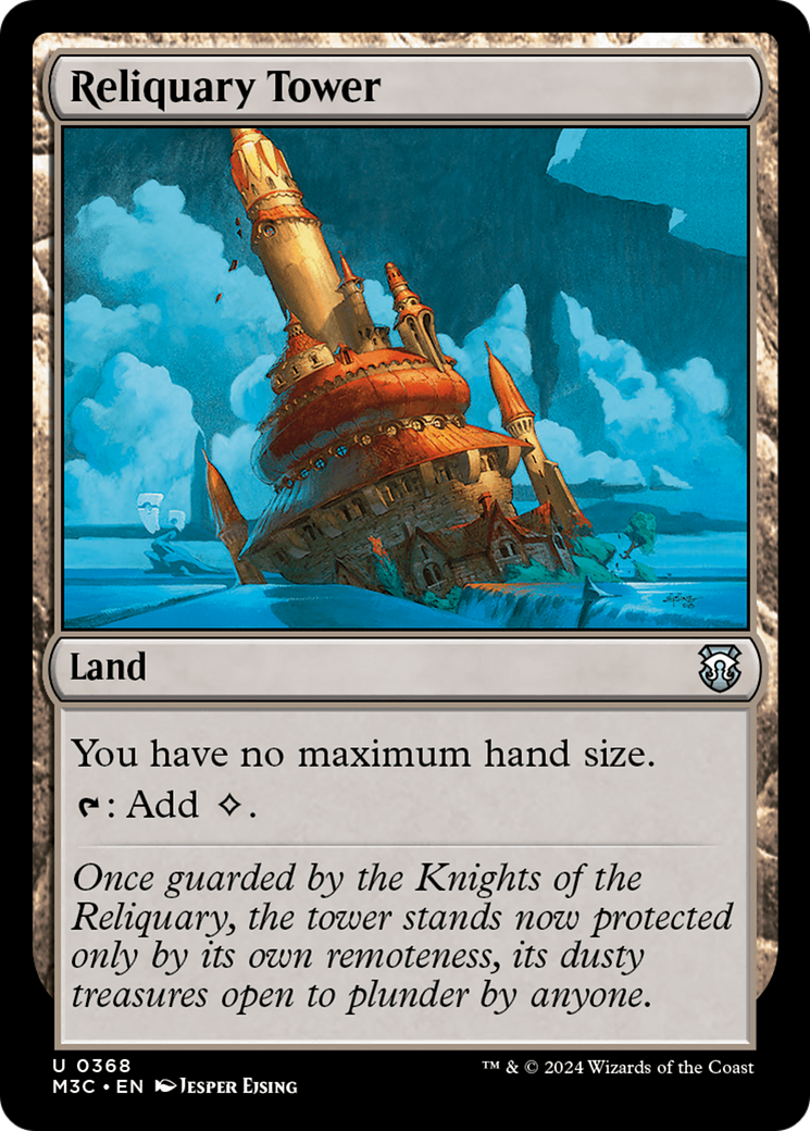 Reliquary Tower (Ripple Foil) [Modern Horizons 3 Commander]