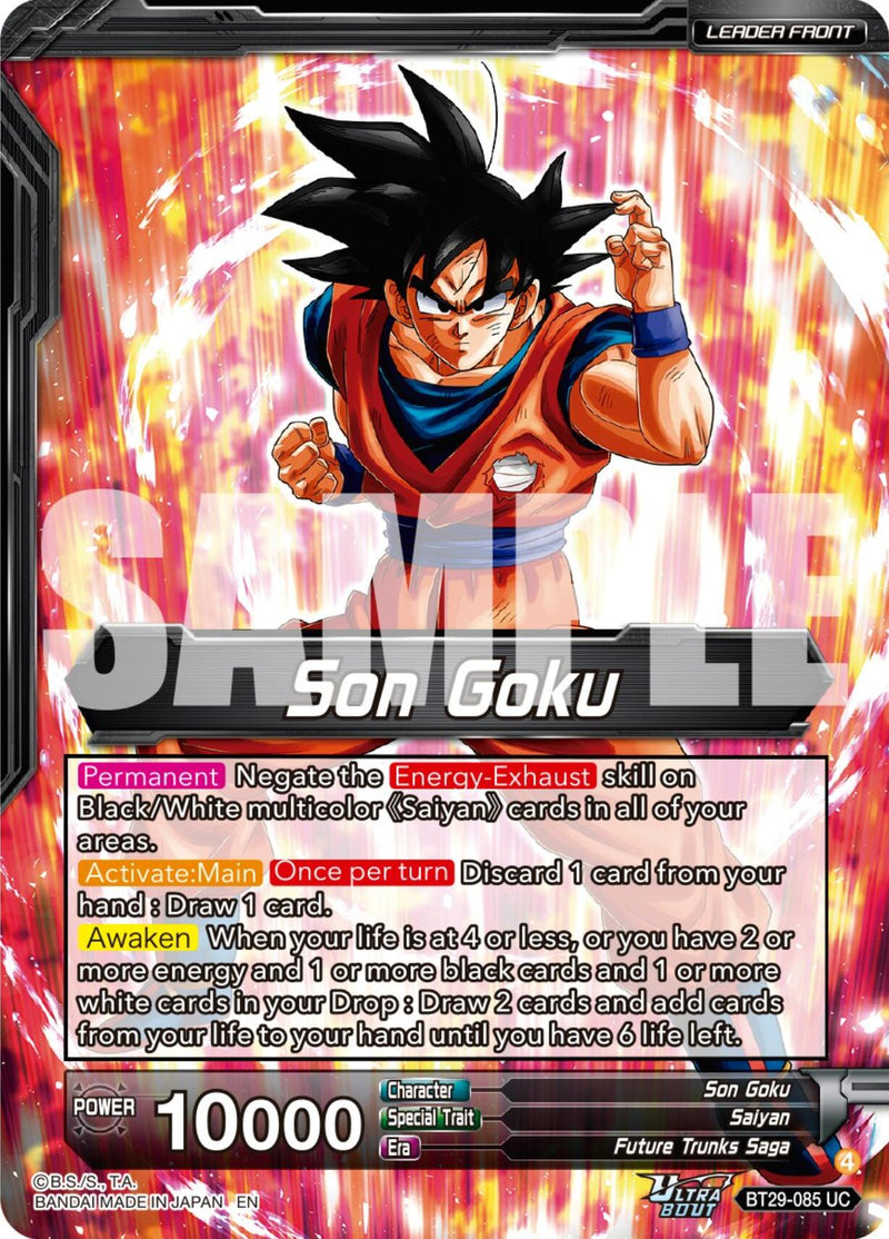 Son Goku // SSB Kaio-Ken Son Goku, Striking a God (SLR) (BT29-085) [Fe