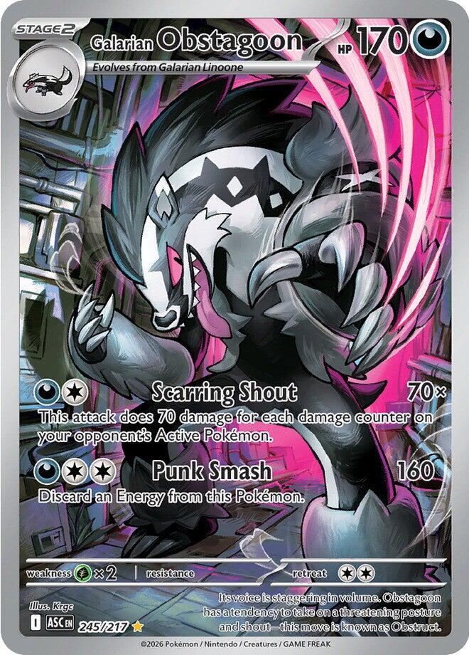 Galarian Obstagoon - 245/217 - ME: Ascended Heroes [ILLUSTRATION RARE] [Near Mint] | Ozzie Collectables