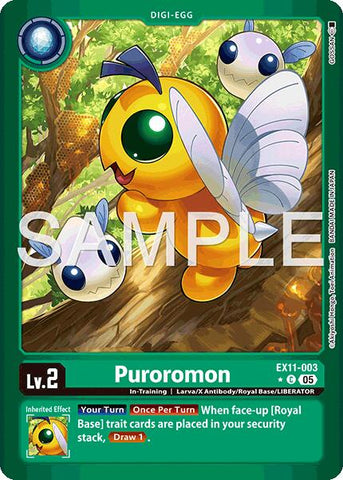 Puroromon [EX11-003] (Limited Foil) [Dawn of Liberator]