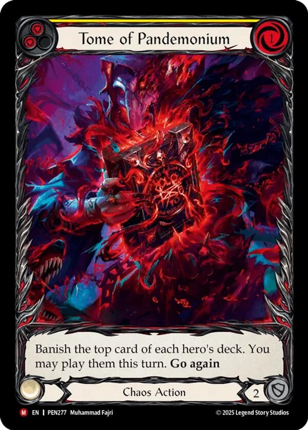 Tome Of Pandemonium (Yellow) (Extended Art) [PEN277] (Compendium of Ra
