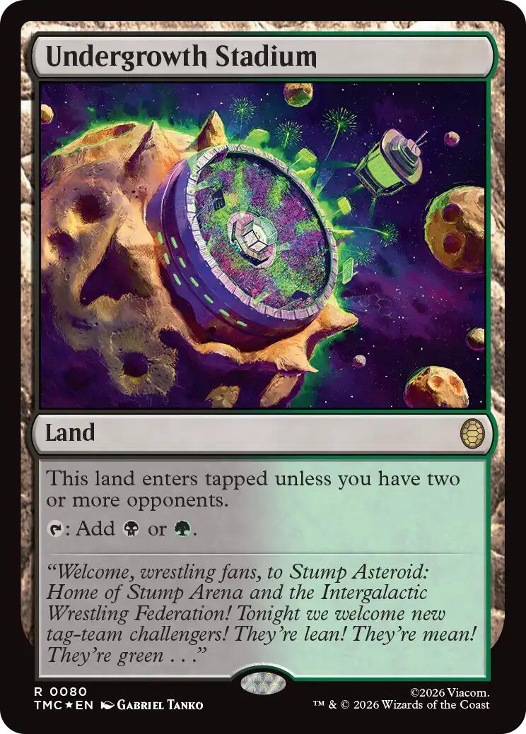 Undergrowth Stadium (Surge Foil) [Teenage Mutant Ninja Turtles Commander]