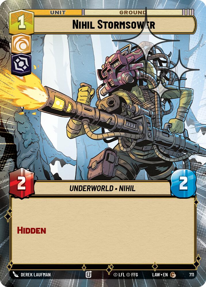 Nihil Stormsower (711) (Hyperspace Foil) (711) [A Lawless Time]