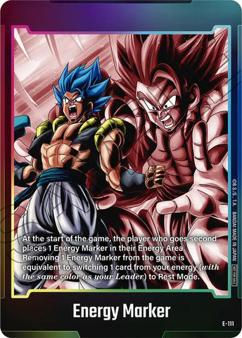 Energy Marker (E-111) [Fusion World Energy Markers]