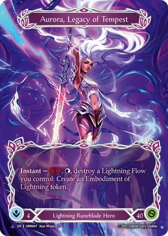 Aurora, Legacy of the Tempest (Marvel) [OMN047] (Omens of the Third Age)  Cold Foil