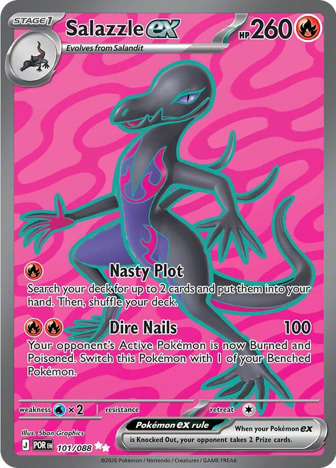 salazzle pokemon card TCG - SV1a - 061/073 (U) Battle Styles Type Pokemon Sun & Moon Burning