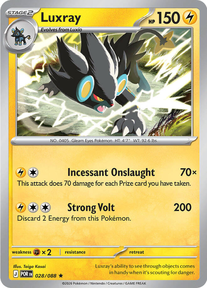 pokemon luxio card 2012 Black & White Promo Next Destinies Cosmos Holo #BW34 PSA 9 on Fanatics Collect Weakness / Resistance / Retreat Cost Pokemon Trading Card Game Paldean