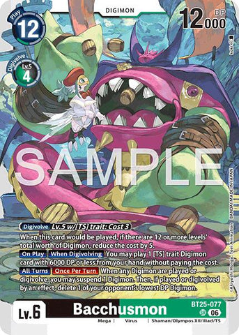 Bacchusmon [BT25-077] [Dual Revolution]
