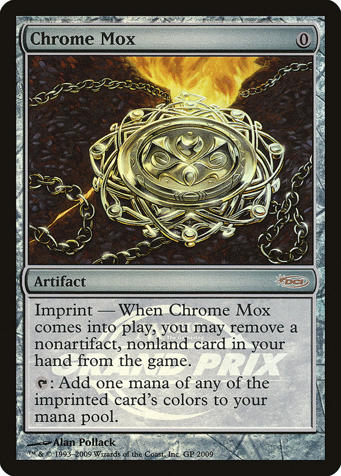 mox mtg cards Diamond *This is of Rare rarity MtG Masterpiece Chrome Mox #9